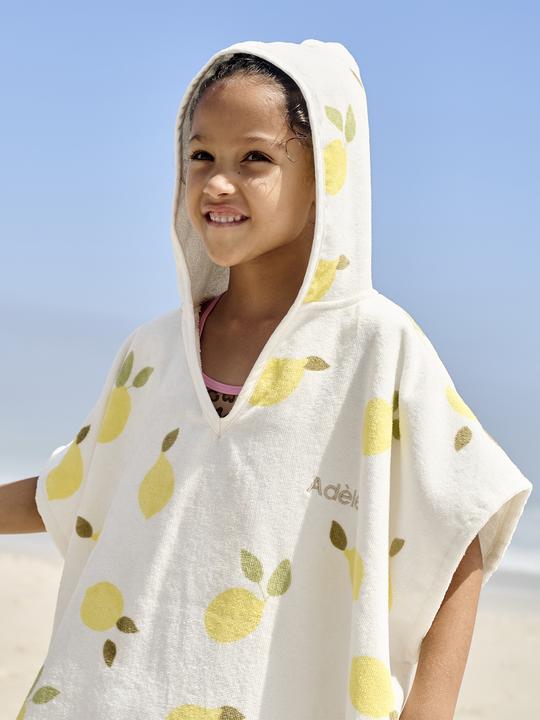 Vertbaudet Children's bathing poncho with recycled cotton, can be personalised
