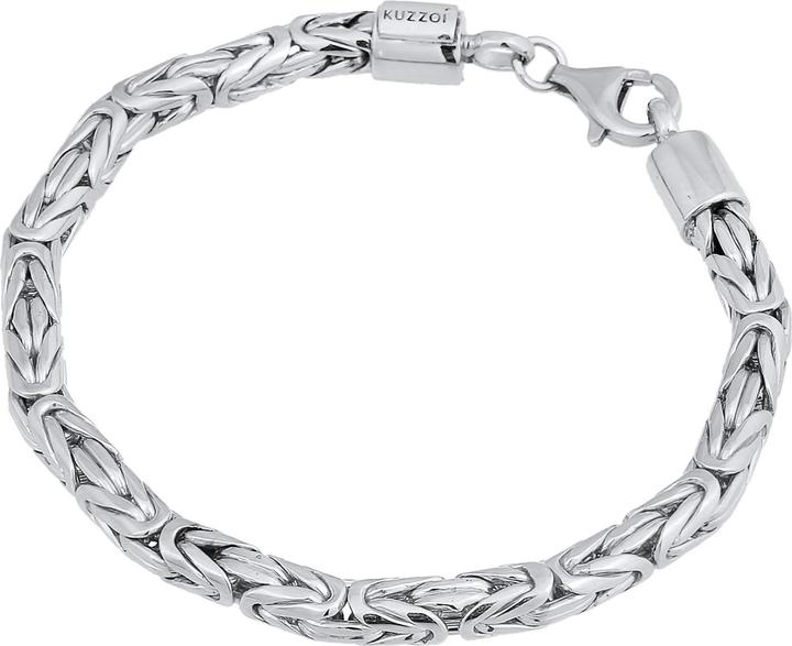 Kuzzoi Basic Armband, Twisted (23 cm, 925er Sterling Silber)