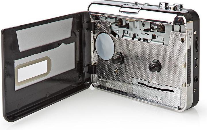 Immagine prodotto Nedis Convertitore portatile USB da cassetta a MP3 - Converte le cassette in formato MP3 - Con cavo USB