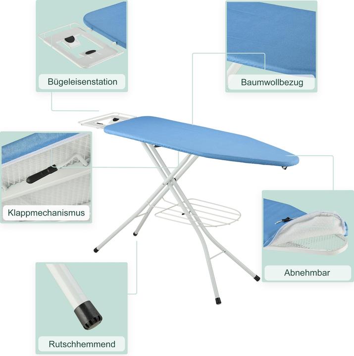 Produktbild Relaxdays Bügelbrett (120 x 38 cm)