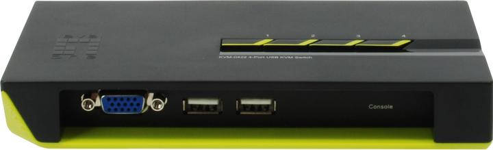 Image du produit LevelOne KVM-0422 : Commutateur KVM à câble 4 ports