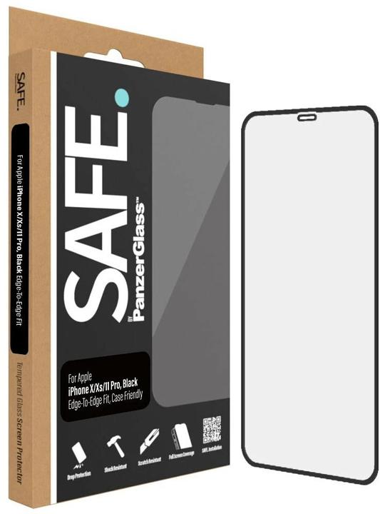 Safe. Displayschutz Case Friendly iPhone X/Xs/11 Pro (1 Stück, Apple iPhone X, Apple iPhone XS, Apple iPhone 11 Pro)