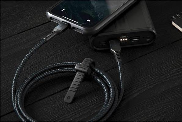 Actual product image Nomad Rugged USB-C to Lightning Cable 1.5 m (1.50 m, USB 3.2 Gen 1, 18 W)