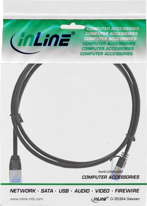 Produktbild InLine Slim Patch-Kabel (U/FTP, CAT6a, 3 m)