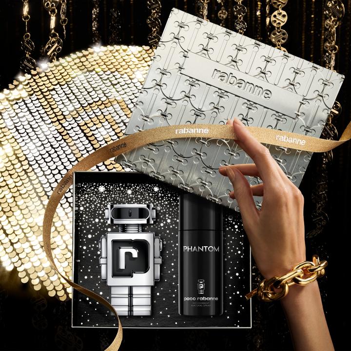 Actual product image Paco Rabanne Phantom Christmas 2023 Eau de Toilette 100 / Deo150 (Eau de toilette, 3344 ml)