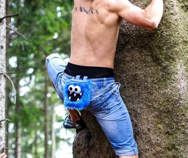 Actual product image Crafty Climbing 5 Toothed Monster Chalk Bag