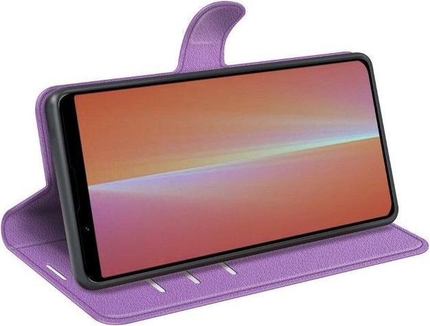 Actual product image MU Classic Litchi Leather Bookcover Series (Sony Xperia 5 V)