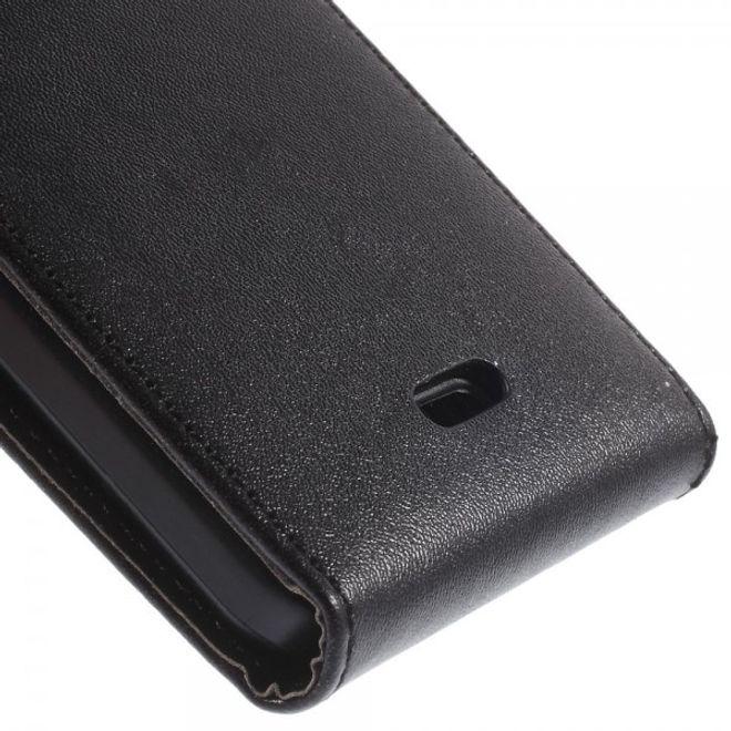 Image du produit MU Classic Étui en cuir magnétique vertical (Wiko Birdy)