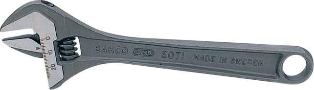 Image du produit Bahco Clé à molette avec écrou central, phosphatée, 255 mm (30 mm)