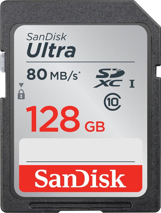Immagine prodotto SanDisk Ultra U1 (128 GB, SDXC, U1, UHS-I)