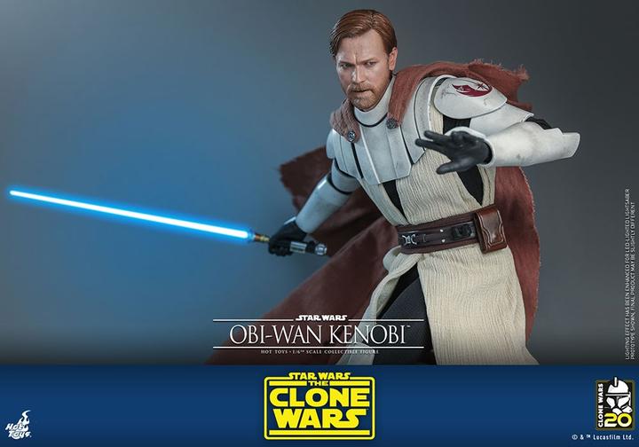 Produktbild Hot Toys Star Wars The Clone Wars figurine 1/6 Obi-Wan Kenobi 30 cm