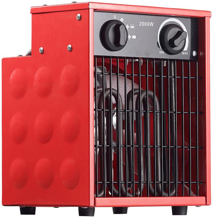 Image du produit AGT Radiateur soufflant électrique industriel professionnel avec 2 niveaux de chauffage (2000 W)