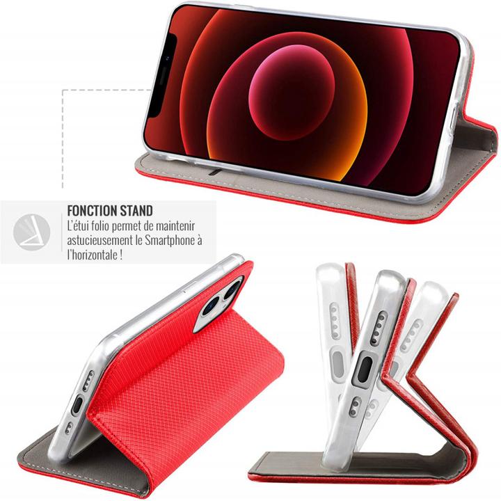 Actual product image OEM Smart Magnet case for Samsung Galaxy A54 5G red (Samsung Galaxy A54 5G)