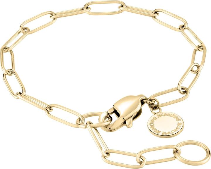 Cool Time Kids Kinderarmband (17 cm, Edelstahl IP Gold)