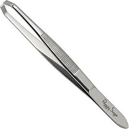 Image du produit Peggy Sage Tweezers For Hair Removal From Bent Handles (Pinces pour enlever les cheveux des poignées bent)