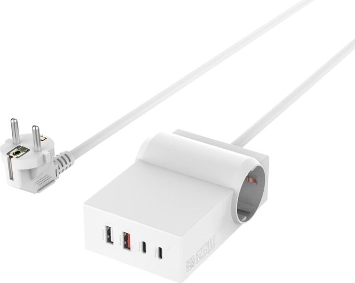 Actual product image 4smarts USB-C/A power strip Desk (65 W)