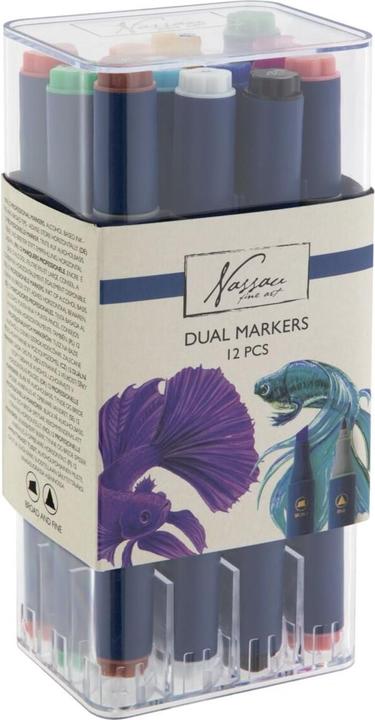 Produktbild Grafix Duale Markierungen 12St. Nassau (Transparent, 12 x)