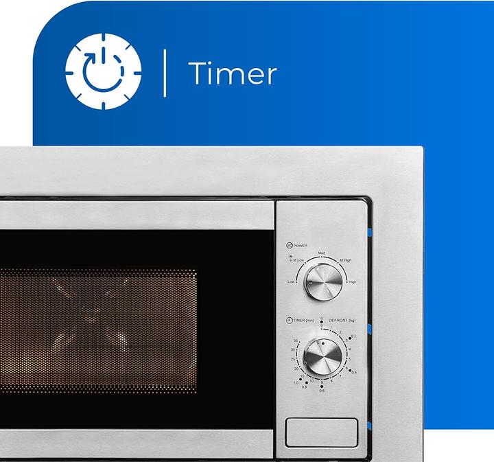 Image du produit Exquisit Micro-ondes encastrable EMW10-020 inox Manuel (20 l)