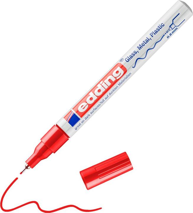 Actual product image Edding 780 Gloss varnish marker (Red, 0.80 mm, 1 x)
