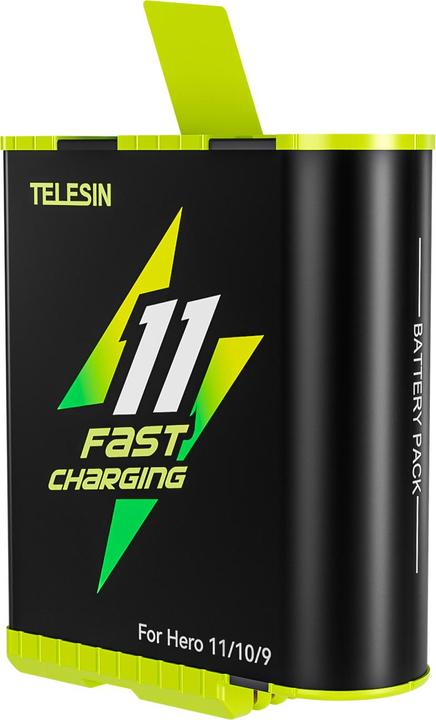 Immagine prodotto Telesin Batteria a carica rapida per GoPro Hero 11/10/9 GP-FCB-B11 (11, 12, GoPro Hero 9)