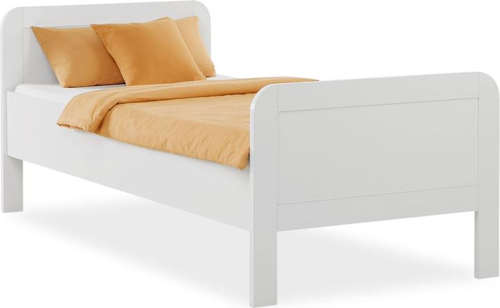 Produktbild Homestyle4u Holzbett Höhenverstellbar (90 x 200 cm)