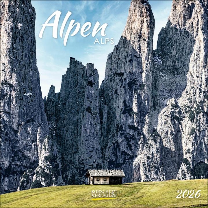 Produktbild Alpen 2026 (30 x 60 cm, Harter Einband, Französisch, Englisch)