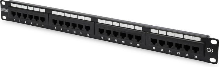 Immagine prodotto Digitus Professional DN-91624U - Pannello patch - RJ-45 X 24 - Nero, RAL 9005 - 1U (19")