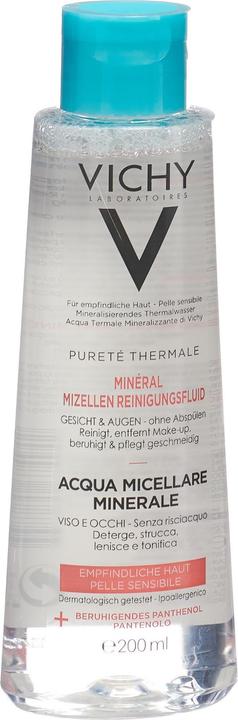 Actual product image Vichy Pureté Thermale Minéral Micellar Fluid (Micelle water, 200 ml)