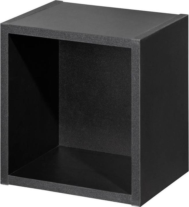 Actual product image En.Casa Bathroom shelf Newport 27x25x21 cm black (27 x 25 x 21 cm)