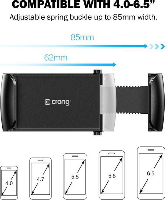 Image du produit Crong Support de terminal automobile universel Smart CRG-CH2-BLK
