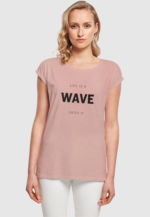 Image du produit Merchcode Ladies Summer - Life is a wave T-shirt - 118923 (L)