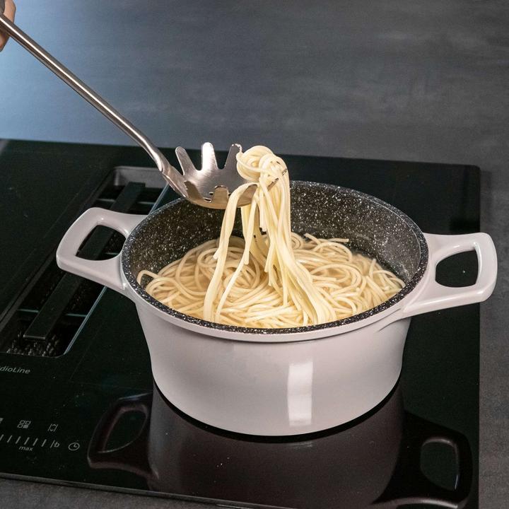 Produktbild Intirilife 2er Set Spaghettilöffel und Spaghettizange