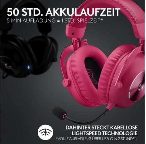 Produktbild Logitech G Pro X 2 Lightspeed (Kabellos, Kabelgebunden)
