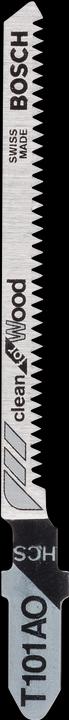 Actual product image Bosch Zubehör Jigsaw blade HCS, T 101 AO Clean for Wood