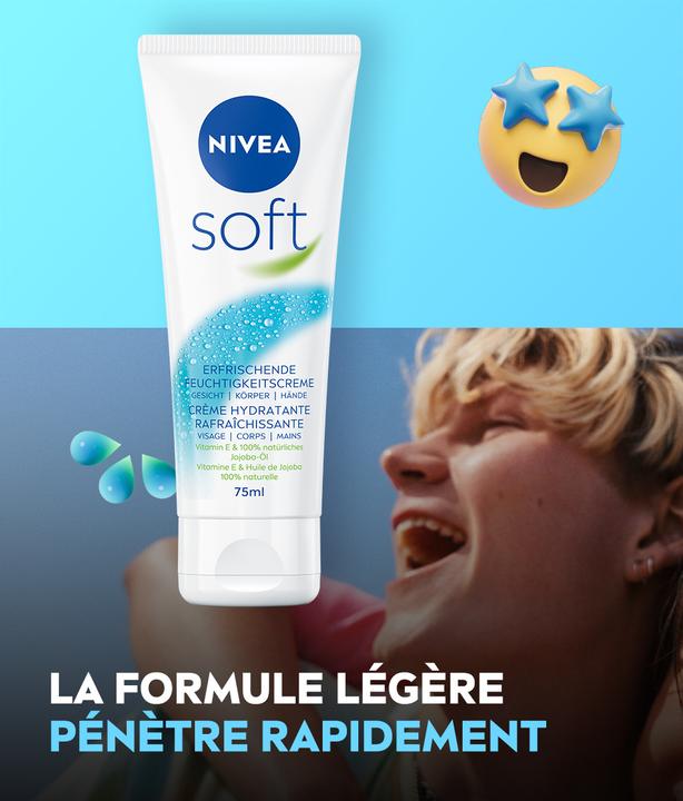 Actual product image NIVEA Soft Tube (Body cream, 75 ml)