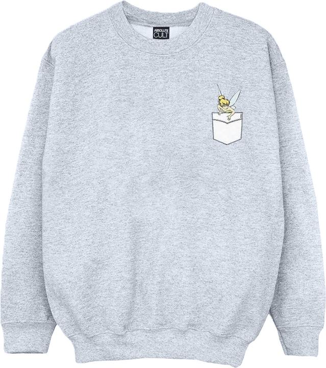 Disney Tinker Bell Faux Pocket Sweatshirt (XL)