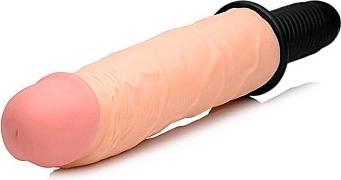 Actual product image Master Series Onslaught 13 Fashion XXL Vibrating Giant Dildo Thruster
