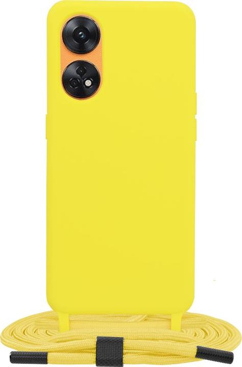 Actual product image Techsuit - Crossbody Lanyard - Oppo Reno8 T - Yellow (Oppo Reno 8T)