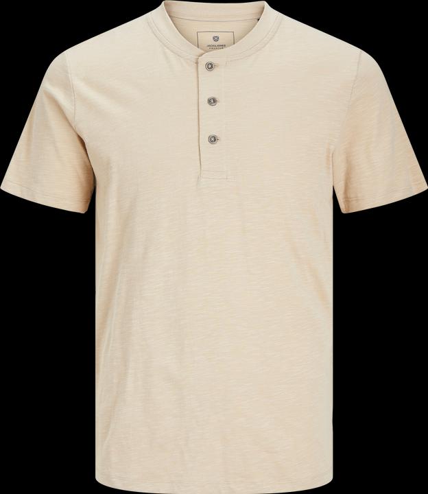Image du produit Jack & Jones Unicolore Grandad col T-shirt T-shirt (S)