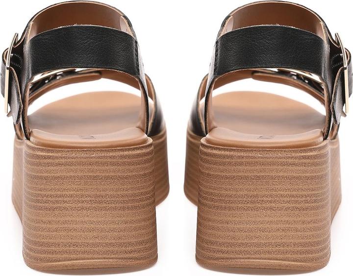 Immagine prodotto Inuovo presenta un sandalo con zeppa alla moda realizzato in pelle di alta qualità per le giornate più (41)