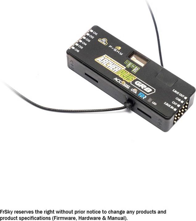 Image du produit FrSky Récepteur Archer Plus GR8 2,4Ghz