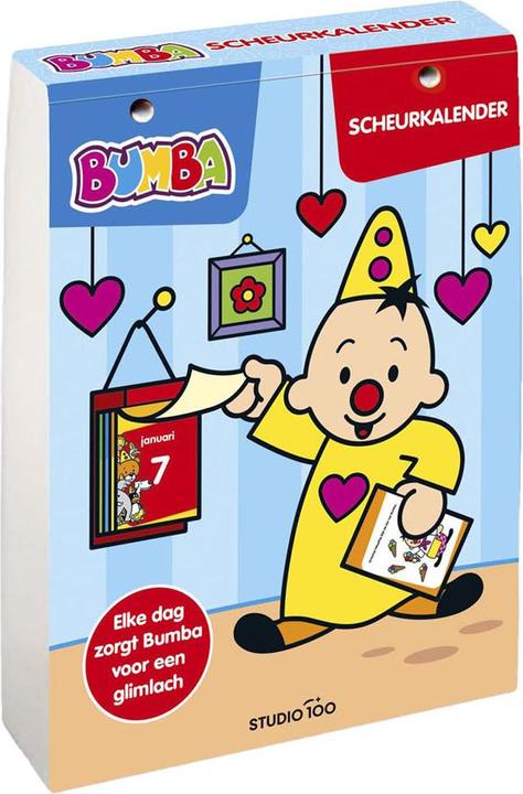 Actual product image Bumba tear-off calendar