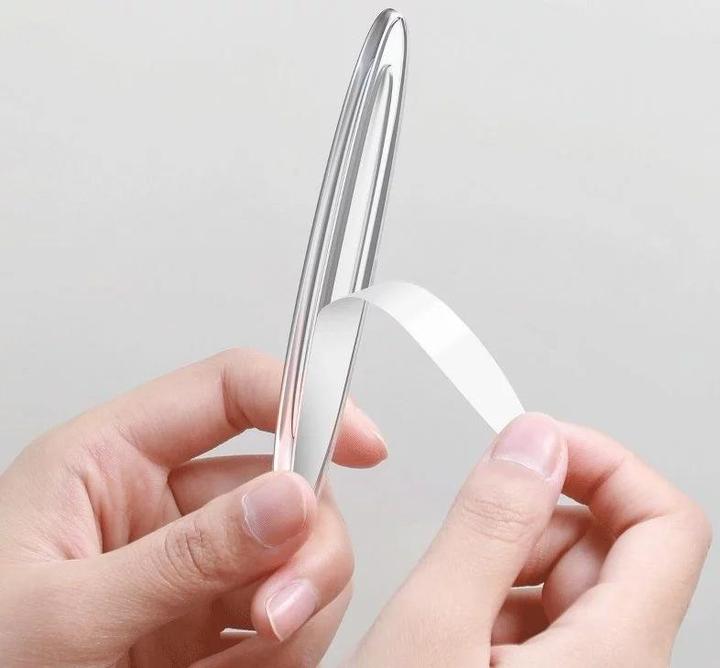 Actual product image Baseus Airbag Bumper Strip Transparent