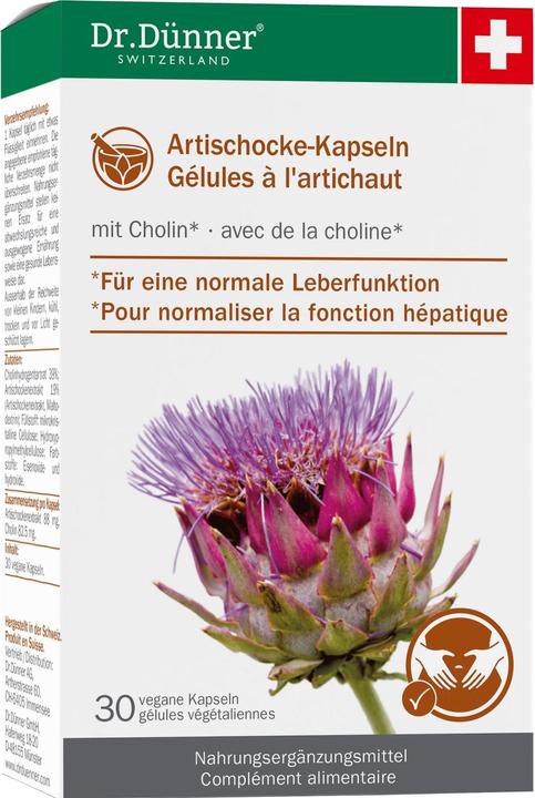 Dr. Dünner Artischocke Leberfunktion (30 Stück, Kapseln, 37 g)