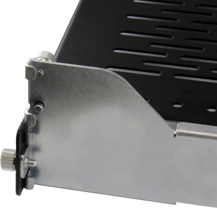 Image du produit StarTech Etagère extractible 2U ventilée pour baie serveur 19in avec passage de câbles / montage réglab...