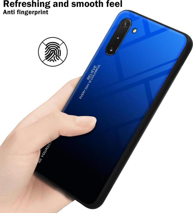 Image du produit Cadorabo Couverture en verre TPU 2 couleurs (Samsung Galaxy Note 10)