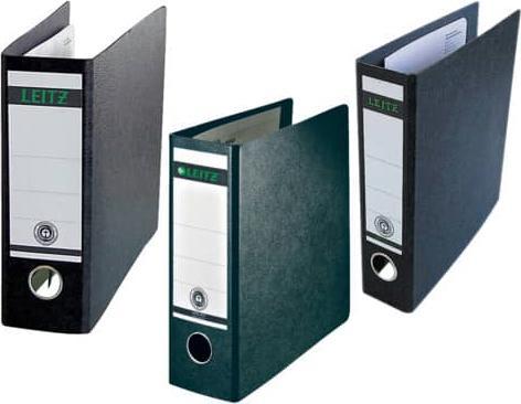 Image du produit Leitz Classeur en carton dur, 180 degrés, DIN A5, 56 mm, noir Couverture en carton dur, avec dos collé (A5, 56 mm, 1 pièce(s))