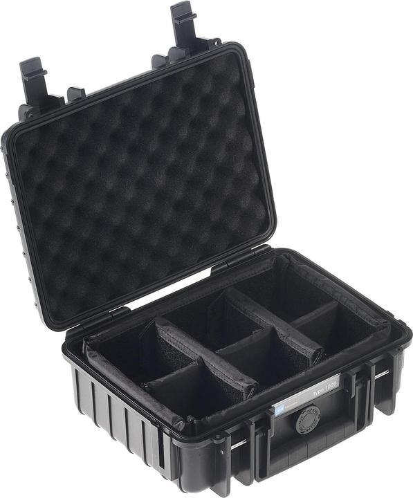 Actual product image B+W Outdoor case type 1000 - RPD with compartment division (Photo case, 4.10 l)