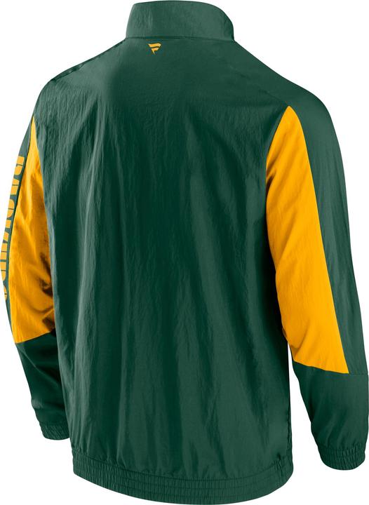 Actual product image Fanatics Green Bay Packers Foundation Crinkle Track Jacket - S (S)
