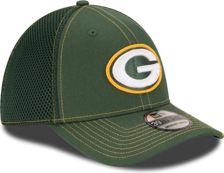 Produktbild New Era 39Thirty Stretch Mesh Cap Green Bay Packers - M/L (M/L)